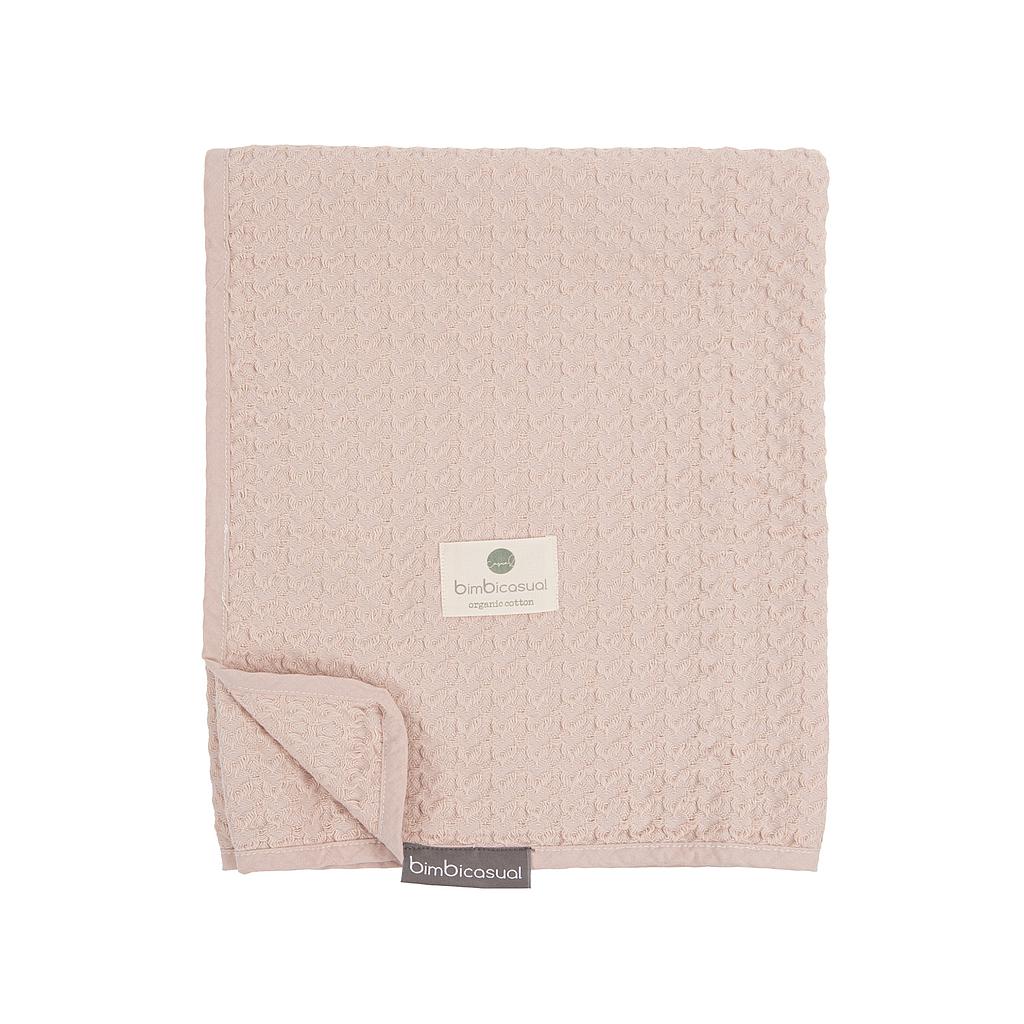 Manta arrullo Crochet rosa Bimbidreams