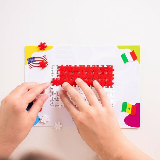 Bloques Meli mini tematics banderas del mundo