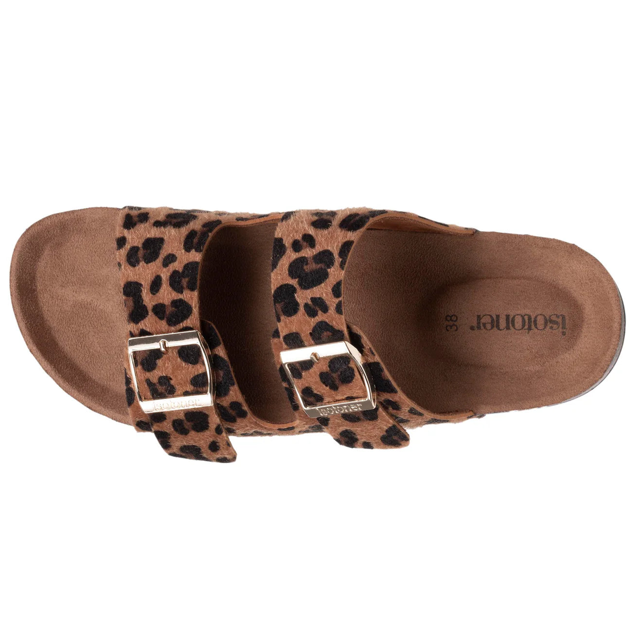 Sandalias dos tiras ajustables animal print - Isotoner