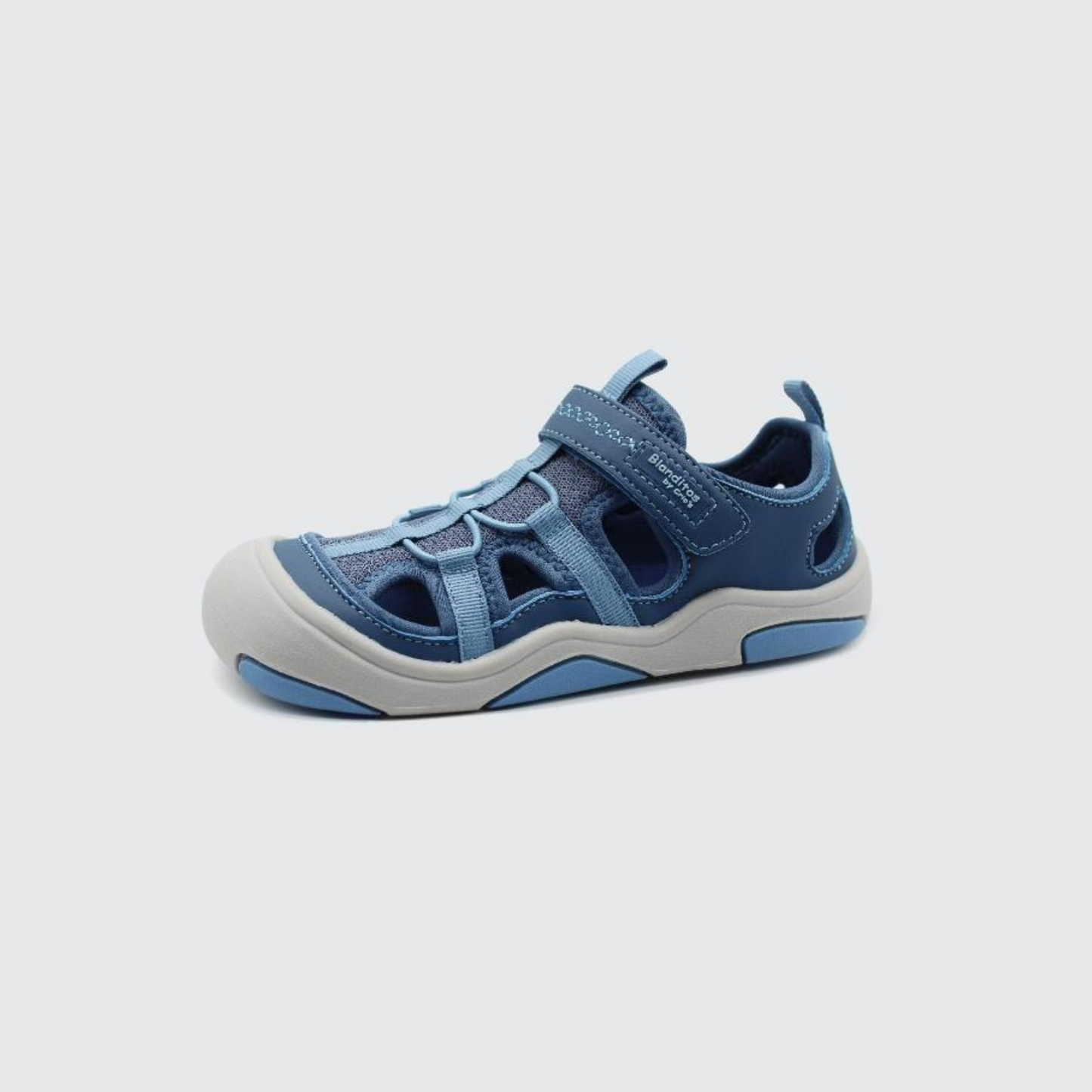 Sandalia deportiva barefoot Olimpo azul - Blanditos