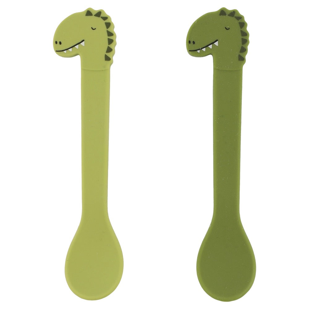 Set 2 cucharas silicona Mr. Dino - Trixie