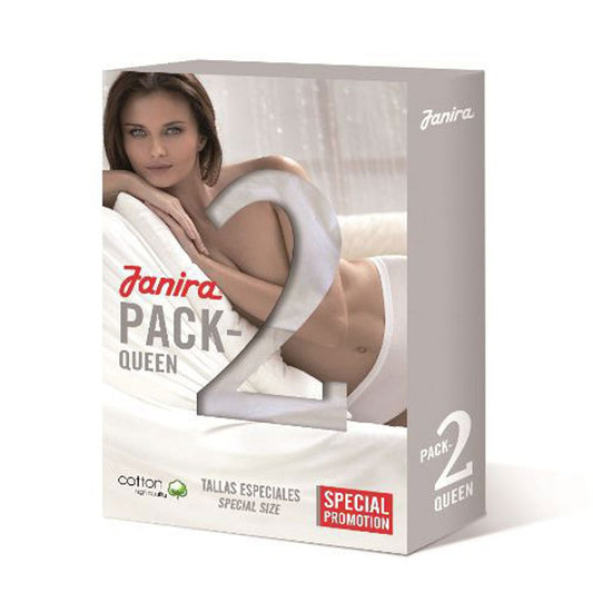 Braga slip queen esencial pack-2 - Janira