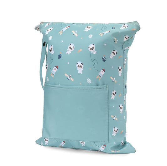 Bolsa Impermeable Grande Pandas in Space - Tutete