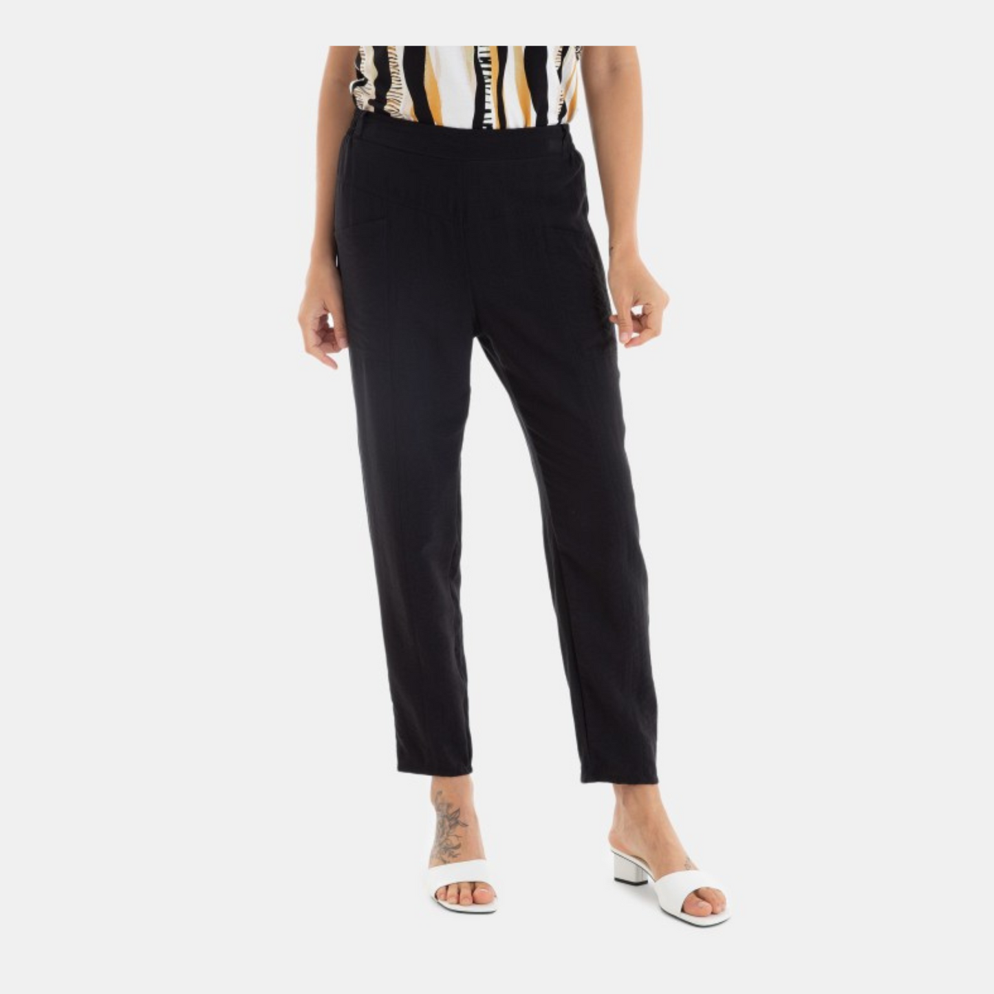 Pantalón recto negro - Massana