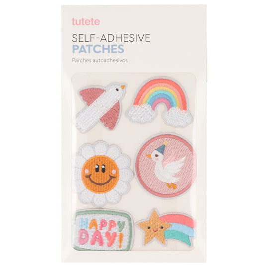 Set de Parches Textiles Autoadhesivos Happy Day - Tutete