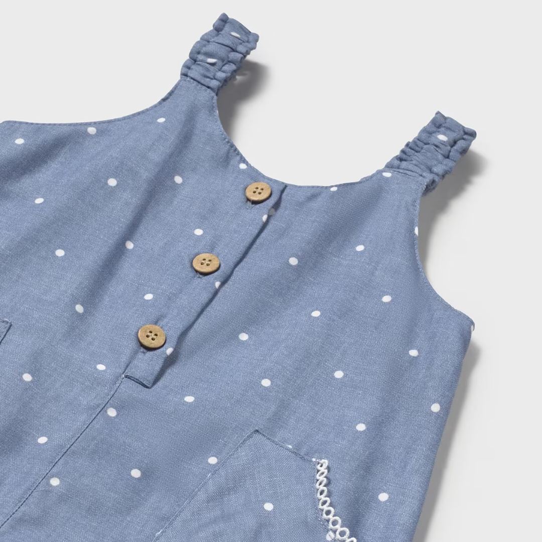 Peto corto lunares niña Mayoral