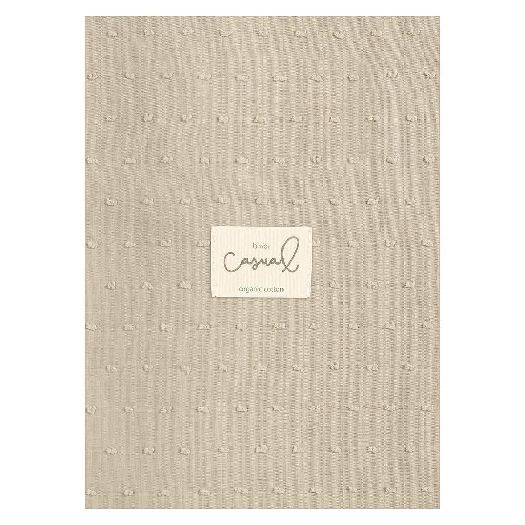 Muselinas plumeti beige 120x120 Bimbidreams