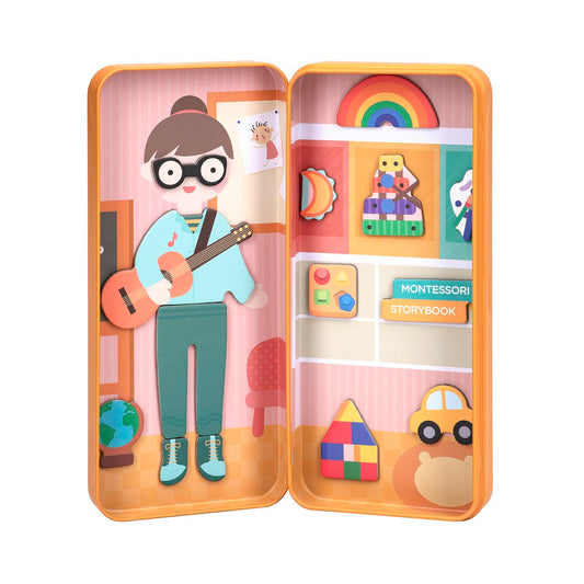 Puzzle caja magnética Profesora infantil MierEdu