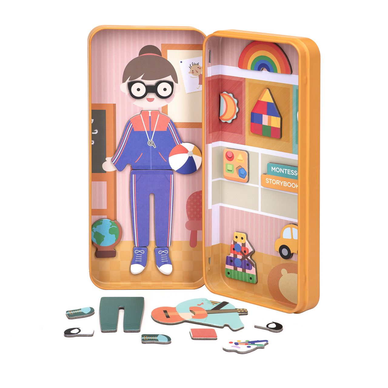 Puzzle caja magnética Profesora infantil MierEdu