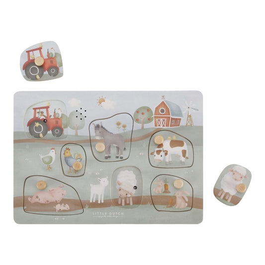Puzzle con sonido Pequeña Granja - Little Dutch