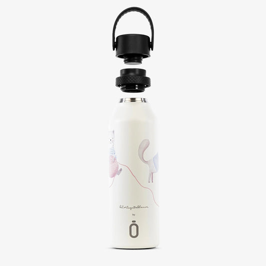 Botella Runbott Mii Lovely Cat Wool - La Tortuguita Blanca 600ml