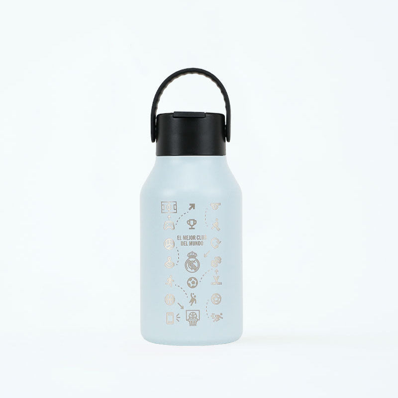 Botella Runbott Mii Iconos Powder Sky - Real Madrid 350ml