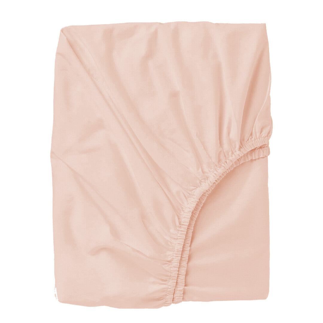 Sábana bajera punto Minicuna Rosa Empolvado - Bimbidreams