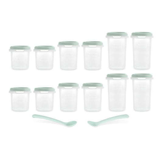 Set 12 contenedores hermisized mint Miniland