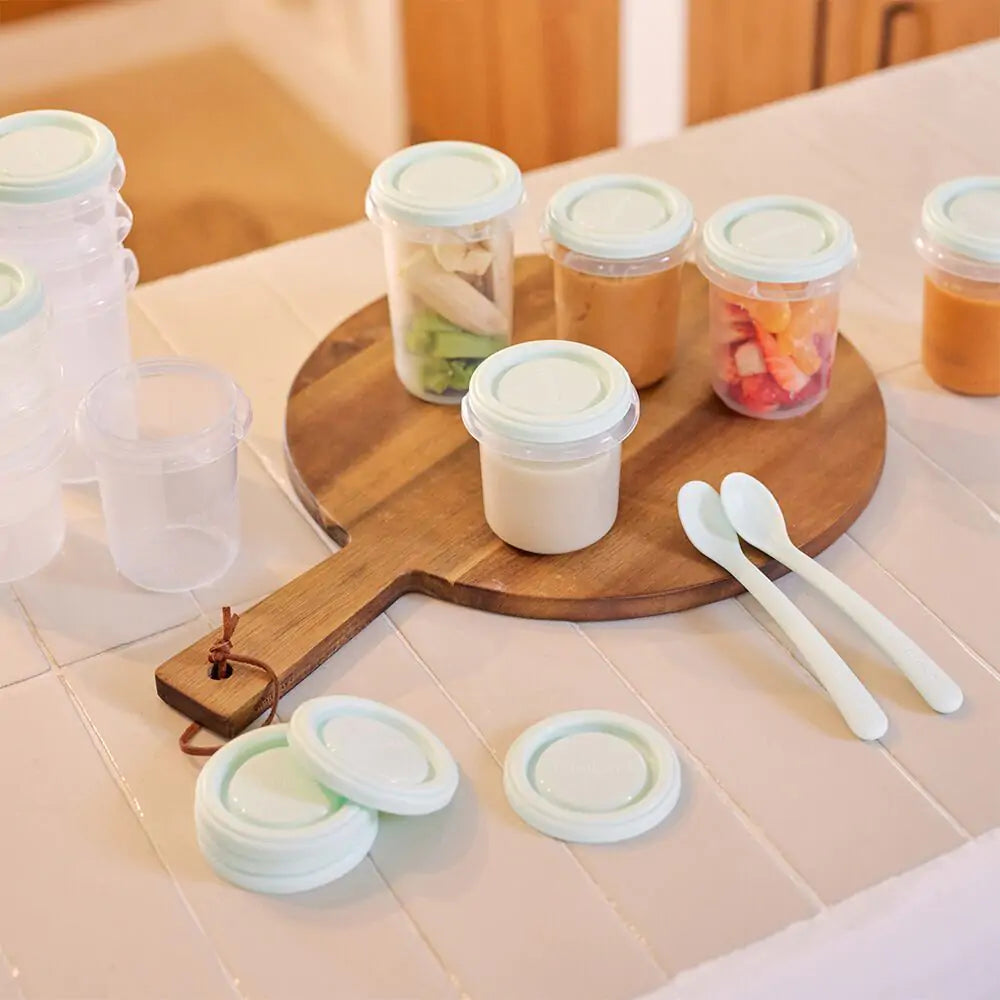 Set 12 contenedores hermisized mint Miniland