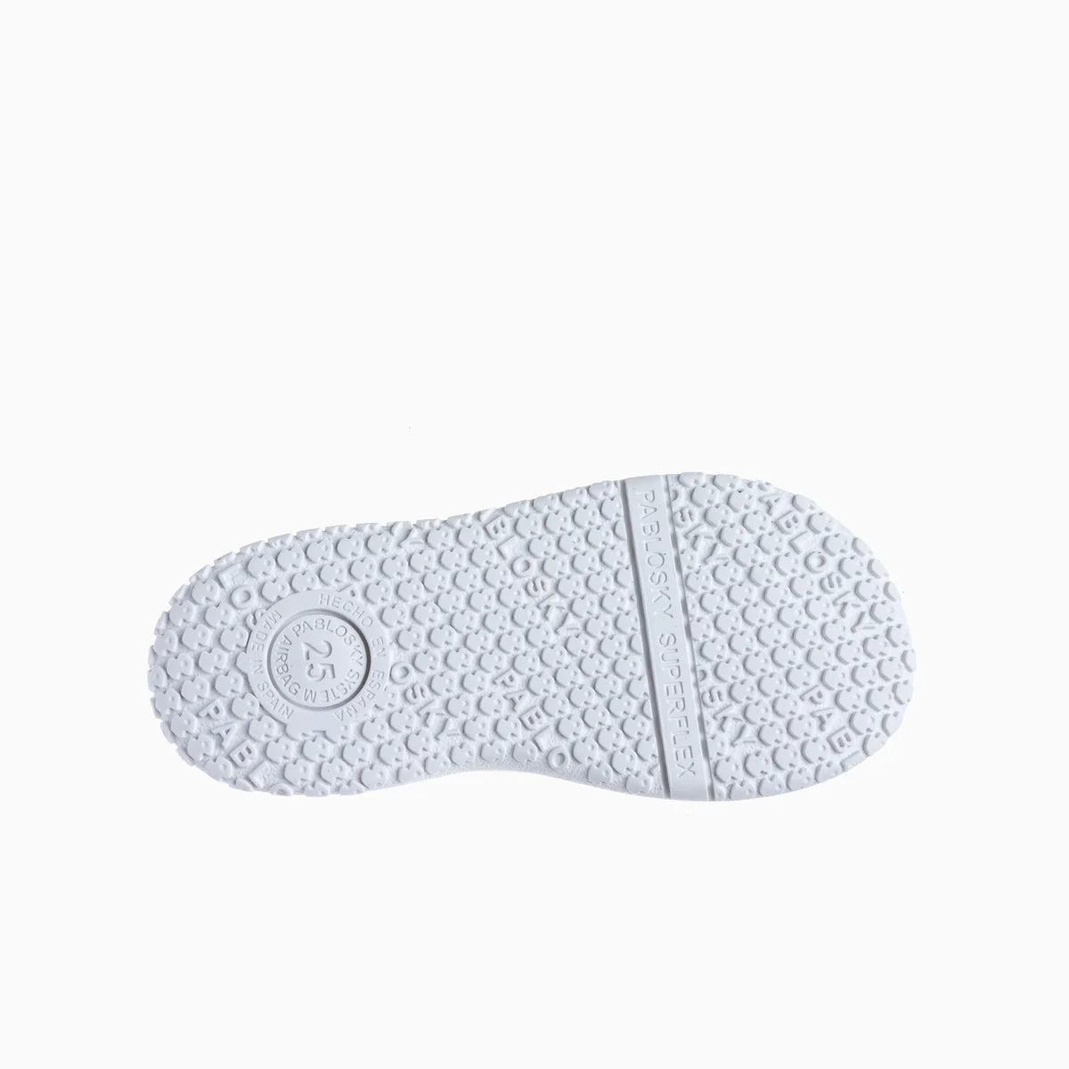 Deportivo tenis barefoot Sonic blanco/marino - Pablosky