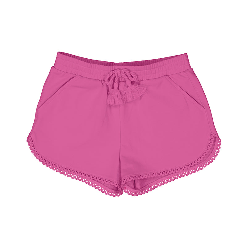 Short felpa básico orquidea niña Mayoral