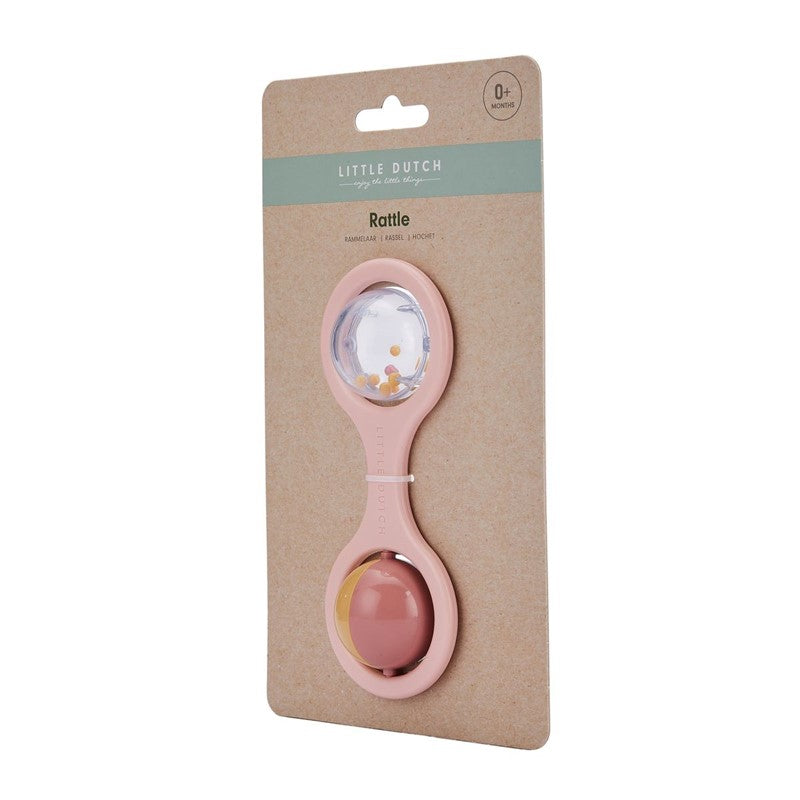 Sonajero clásico rosa Little Dutch