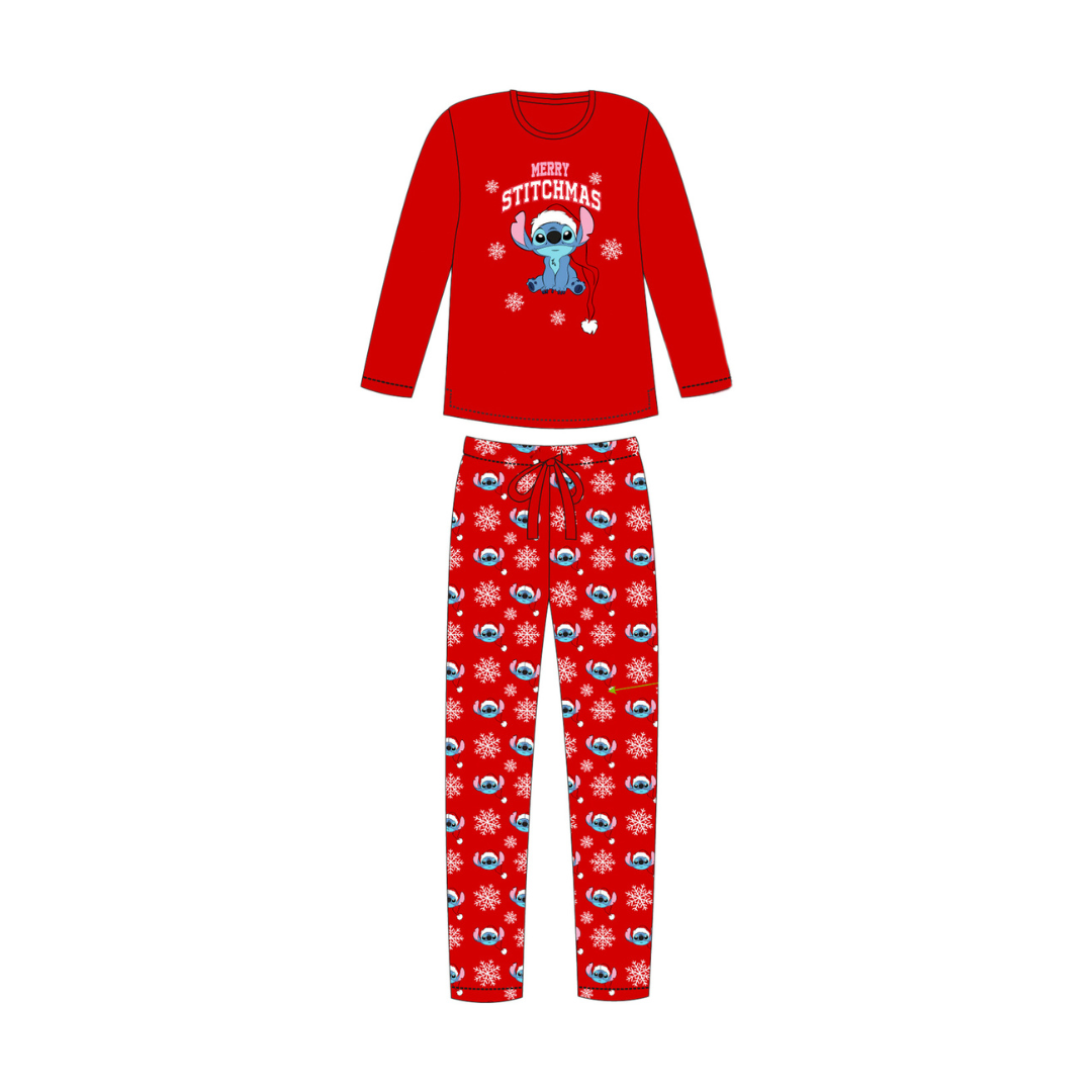 Pijama niña familiar Navidad Stitch - Admas