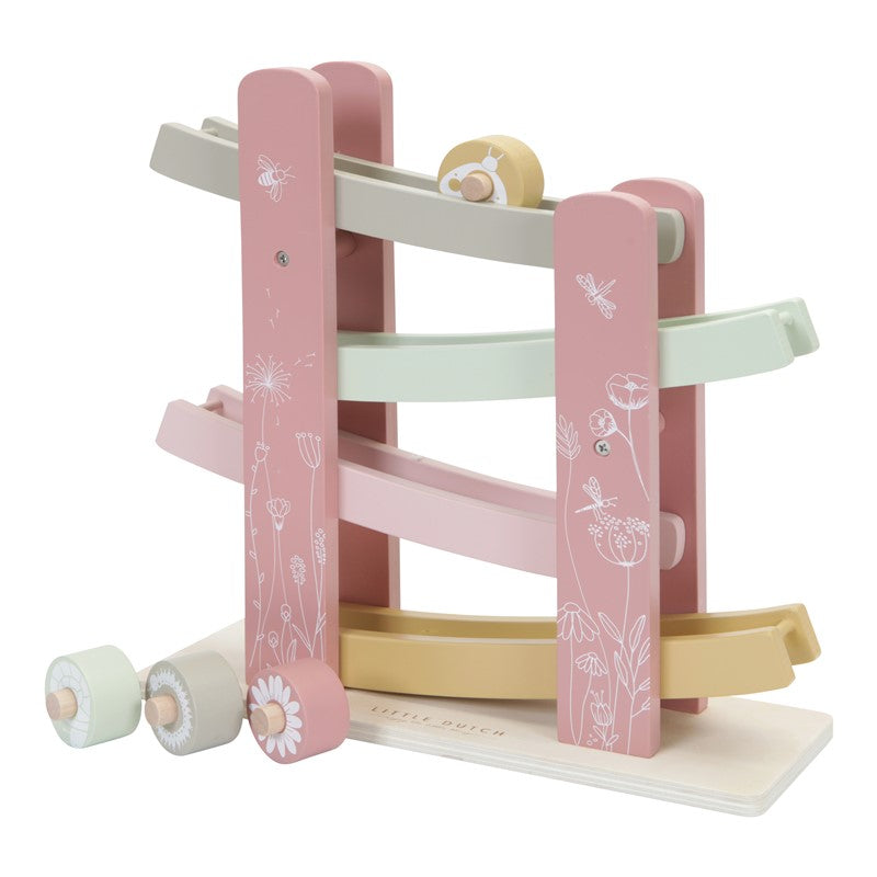 Rampa carreras flowers rosa - Little Dutch
