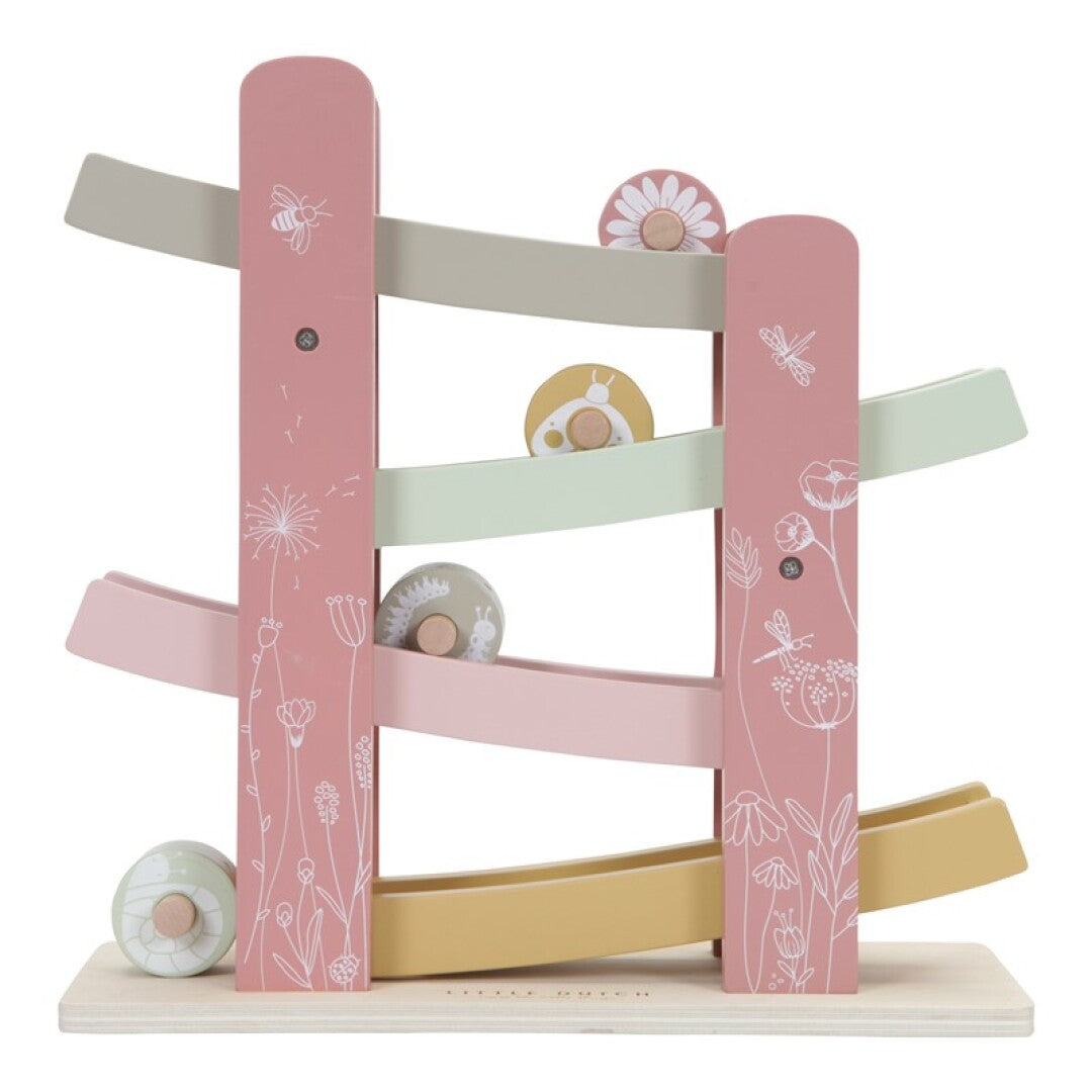 Rampa carreras flowers rosa - Little Dutch