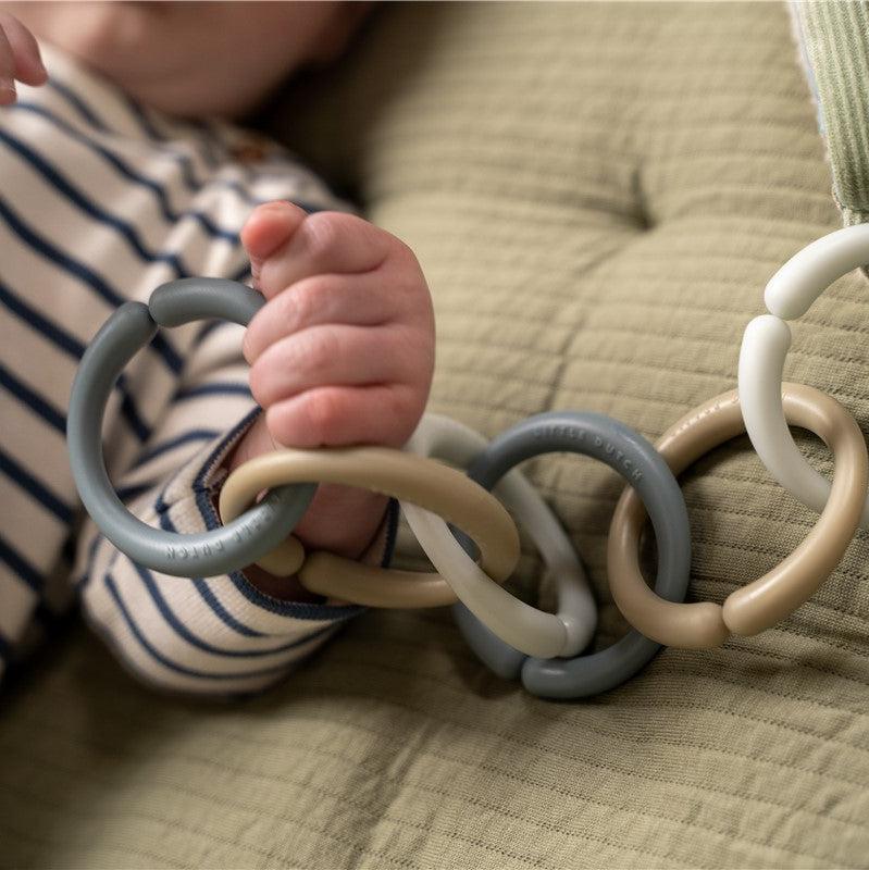 Anillas azul Little Dutch