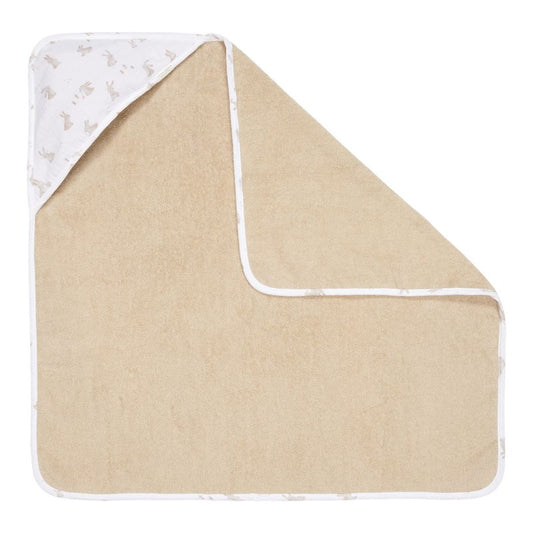 Toalla capa Baby Bunny 75x75 - Little Dutch