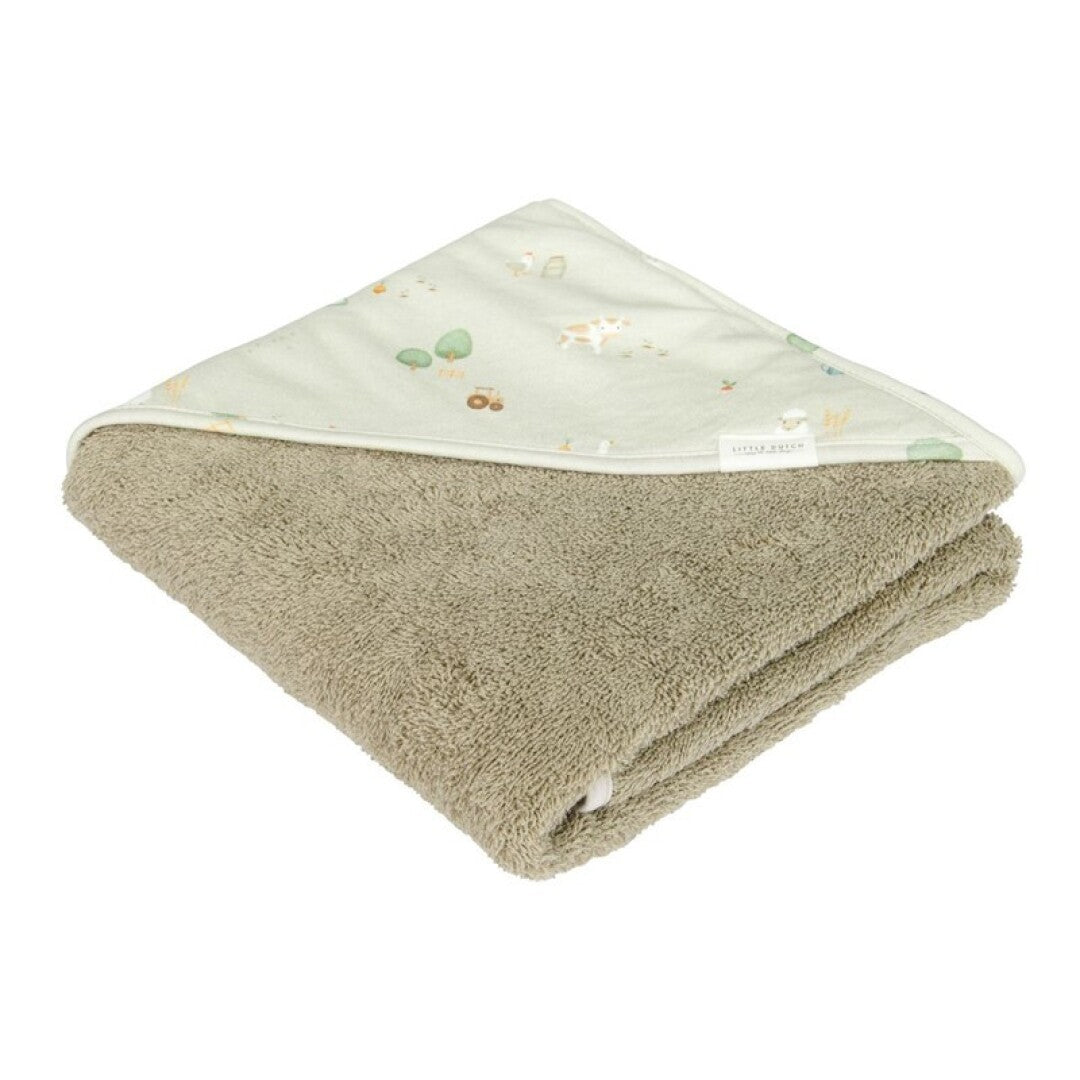 Toalla capa Pequeña Granja 75x75 - Little Dutch