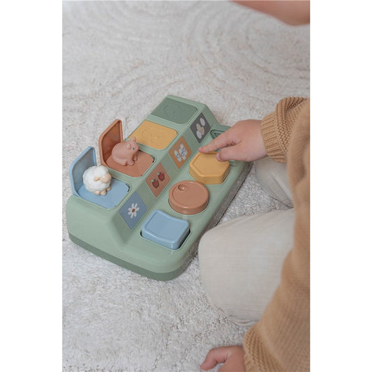 Pulsa y sale animal Pequeña Granja - Little Dutch