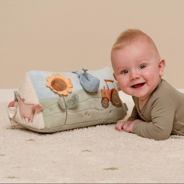 Cojín de actividades triangular Pequeña Granja - Little Dutch