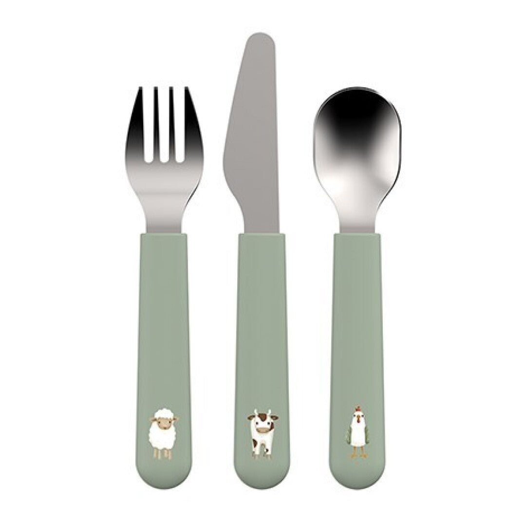 Cubiertos infantiles Pequeña Granja Mepal - Little Dutch