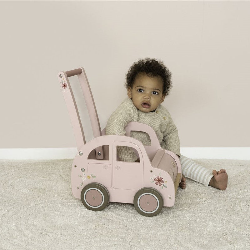 Coche Rosa Empujable - Little Dutch