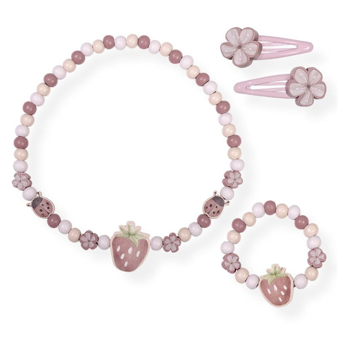Set joyería Fresa Fairy Floral - Little Dutch