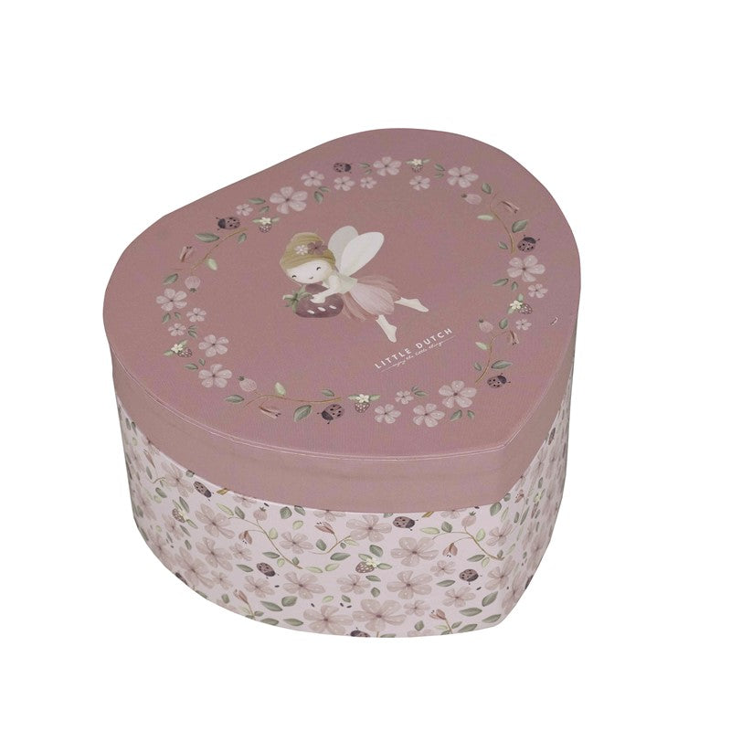 Caja joyero Corazón Fairy Garden - Little Dutch