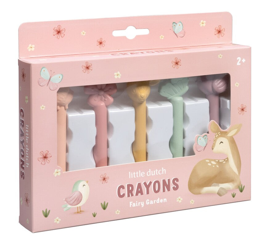 Crayones de cera Fairy Garden - Little Dutch