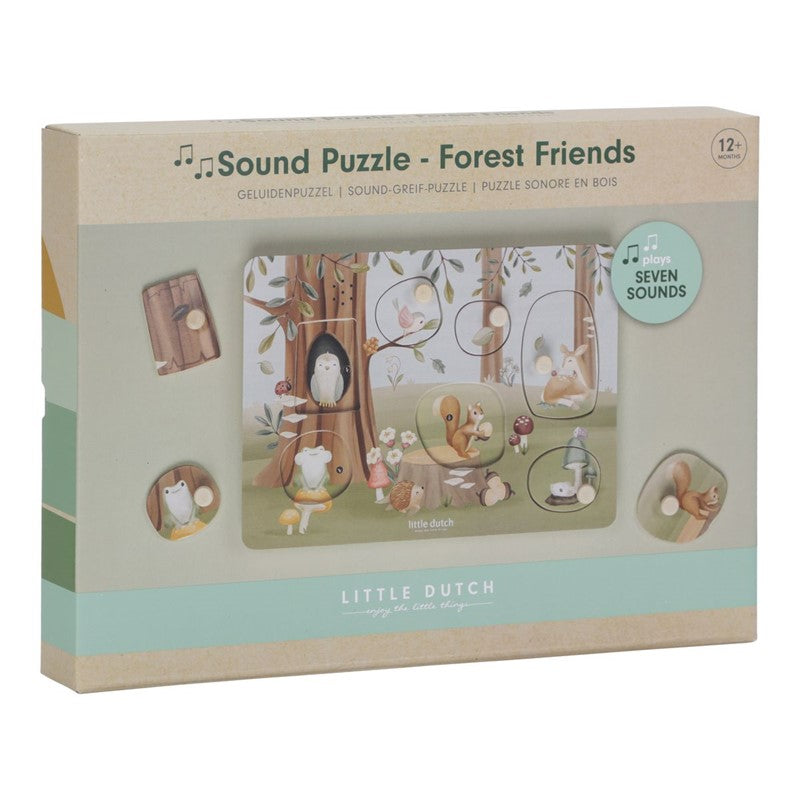 Puzzle con sonido Forest Friends - Little Dutch
