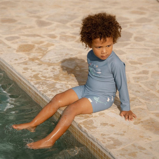 Boxer Ocean azul - Little Dutch