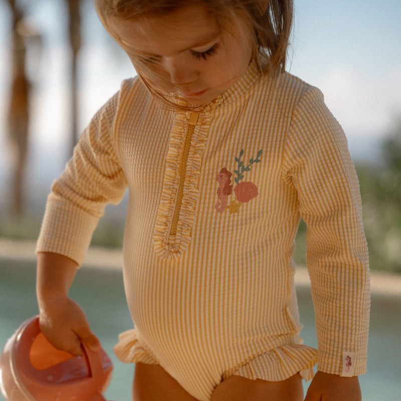 Bañador manga larga Amarillo - Little Dutch