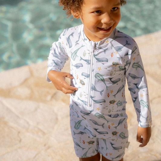Mono baño manga larga Ocean - Little Dutch