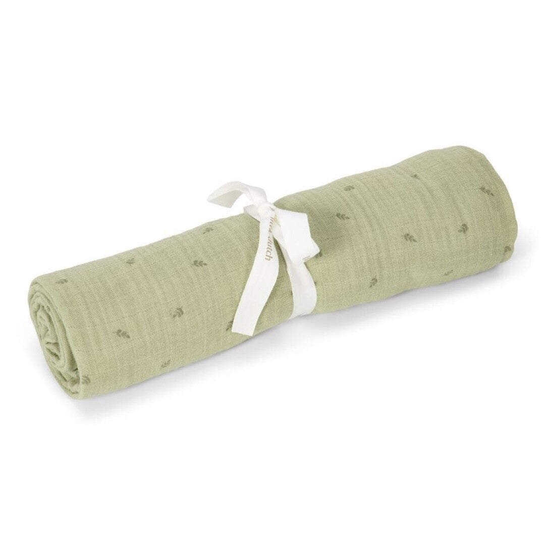 Muselina 120x120 muslin Puro Sage - Little Dutch