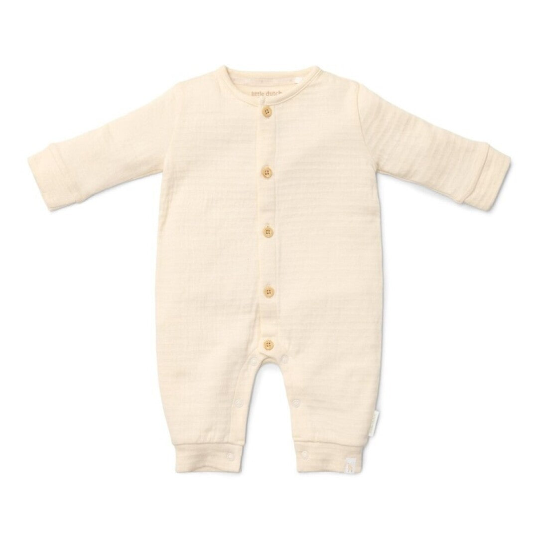 Pelele cierre delantero crema - Little Dutch