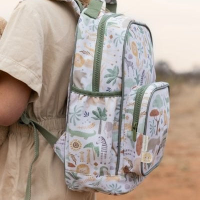 Mochila Grande Safari Friends - Little Dutch