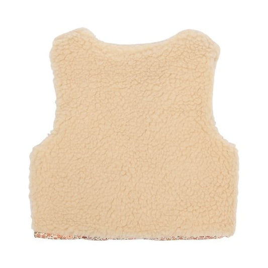 Chaleco de Borreguito Vainilla Flor – Little Dutch