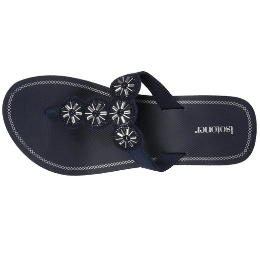 Cholas perlas con tacón marino - Isotoner