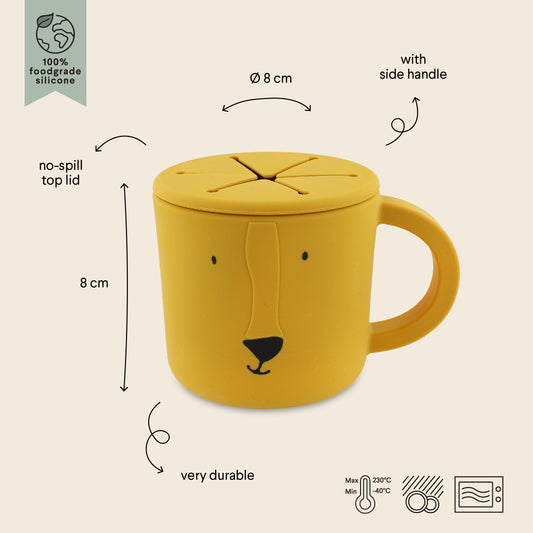 Taza porta snacks de silicona Mr. Lion - Trixie