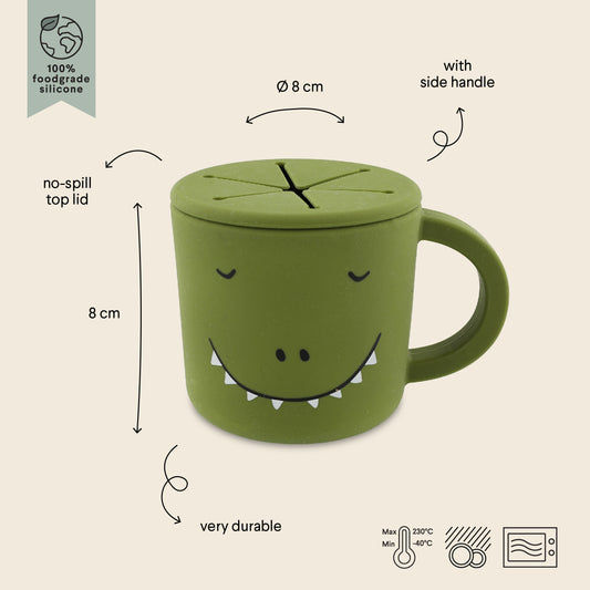 Taza porta snacks de silicona Mr. Dino - Trixie