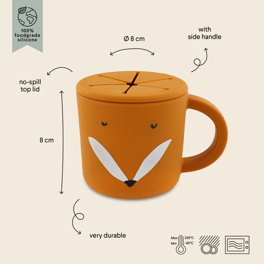 Taza porta snacks de silicona Mr. Fox - Trixie