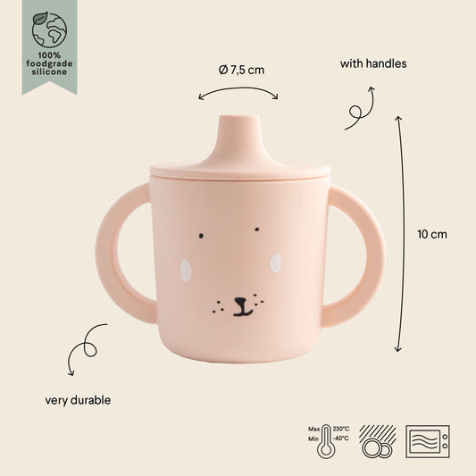 Taza silicona con boquilla Mrs. Rabbit - Trixie