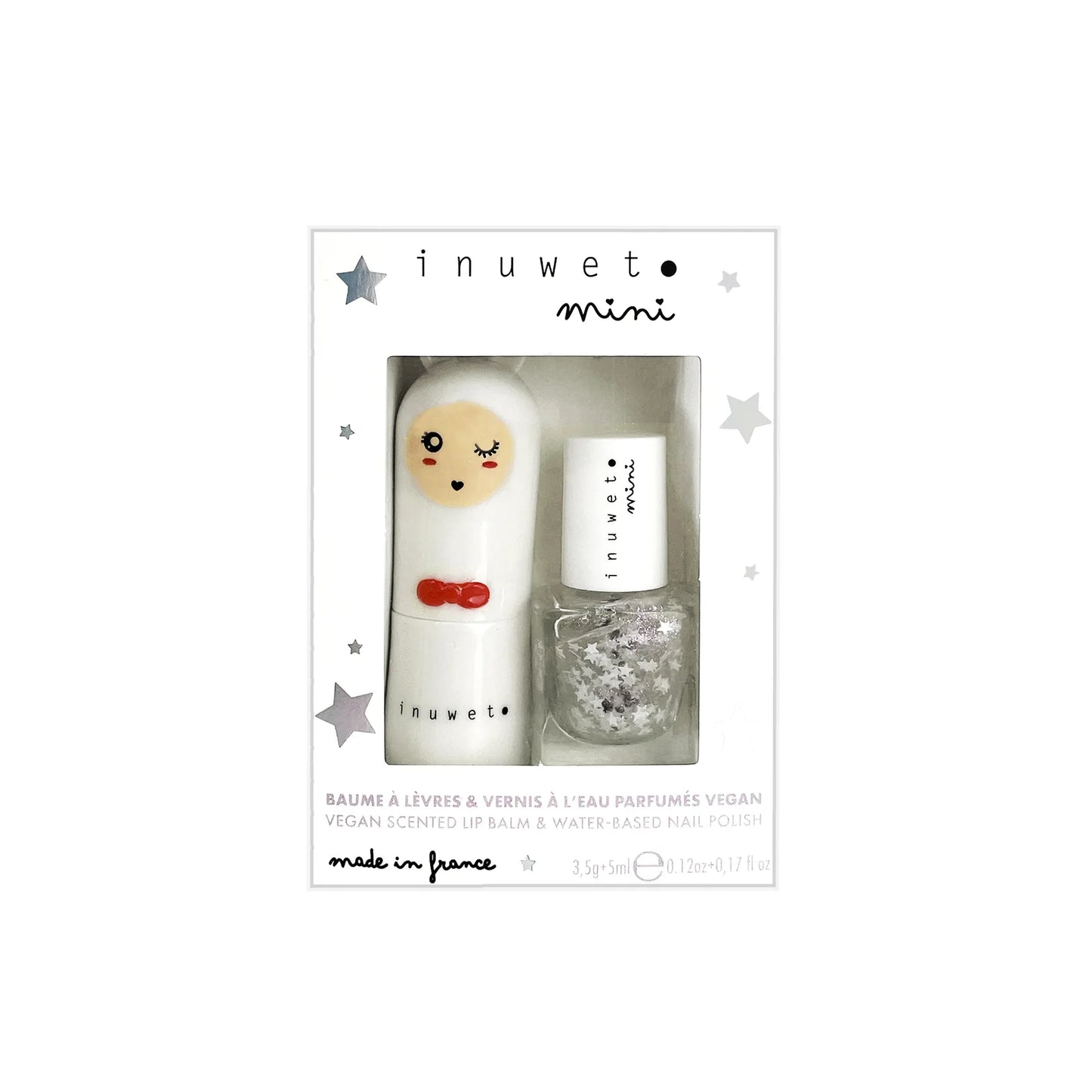 Caja regalo cosmética infantil estrellas - Inuwet