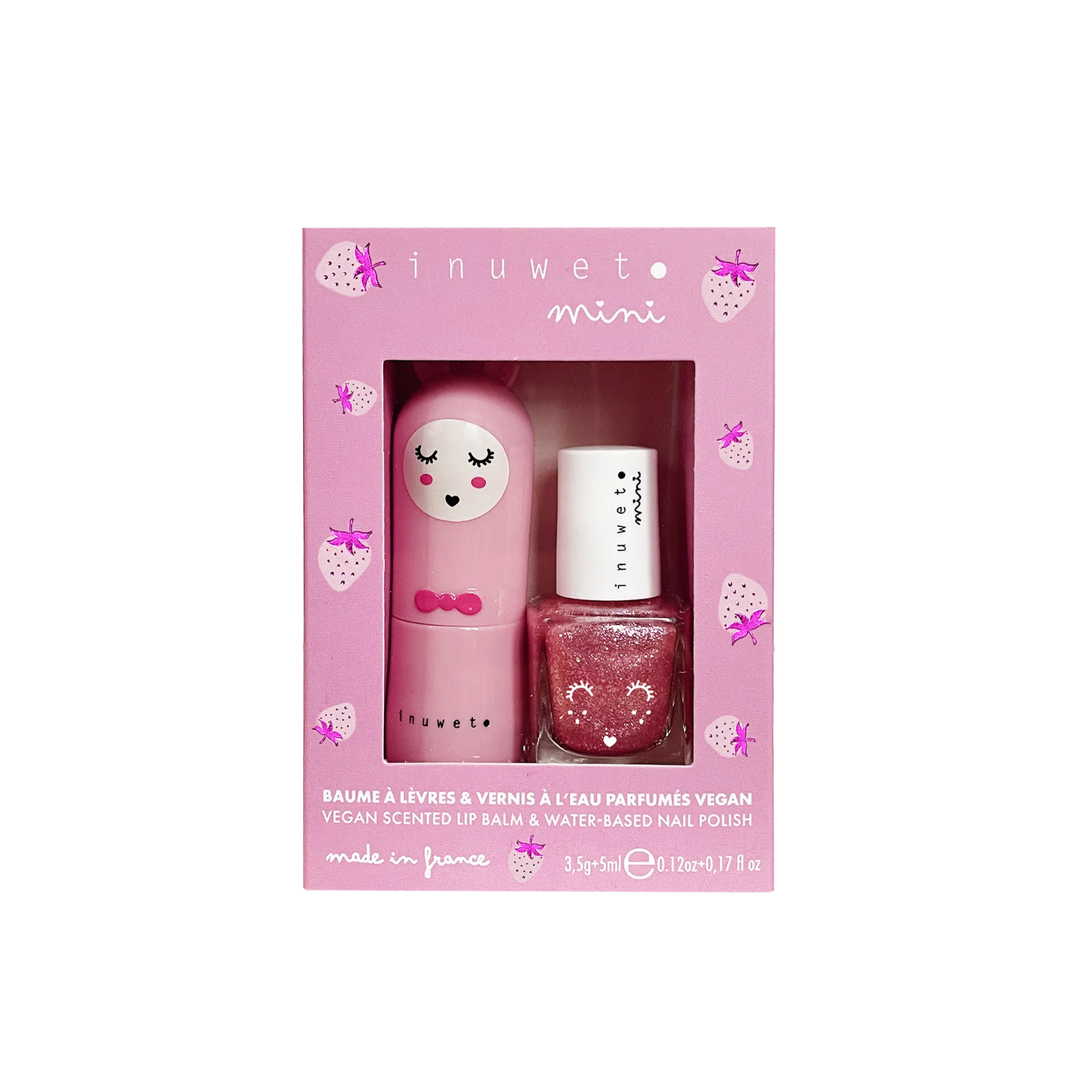 Caja regalo cosmética infantil rosa claro - Inuwet